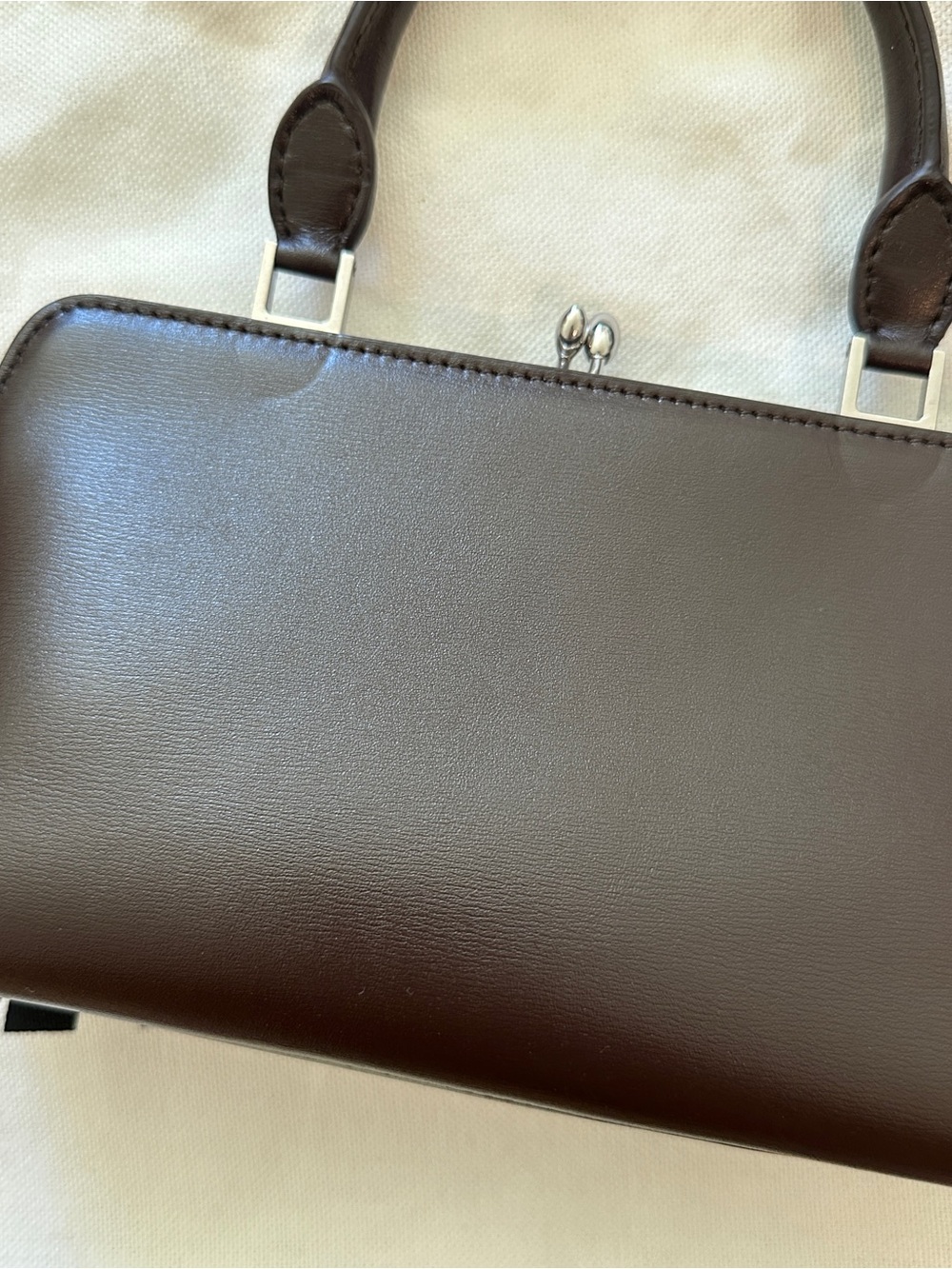 Jil Sander Mini Brown Goji Bag - Picture 6 of 7